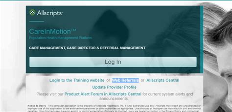 allscripts extended care referral login .